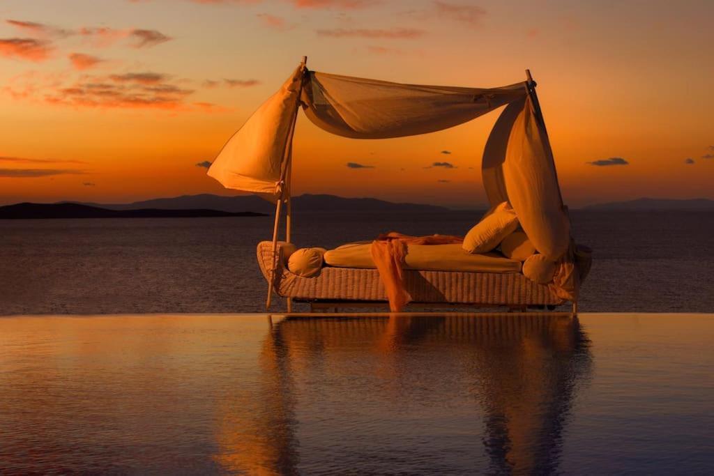 Mykonos Town Mykonos Sea View Luxury Villa By Calypso Sunset Villas מראה חיצוני תמונה