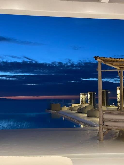 Mykonos Town Mykonos Sea View Luxury Villa By Calypso Sunset Villas מראה חיצוני תמונה