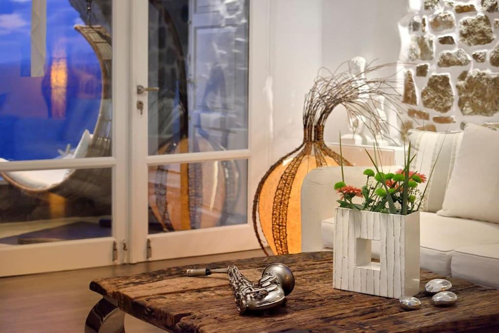 Mykonos Town Mykonos Sea View Luxury Villa By Calypso Sunset Villas מראה חיצוני תמונה