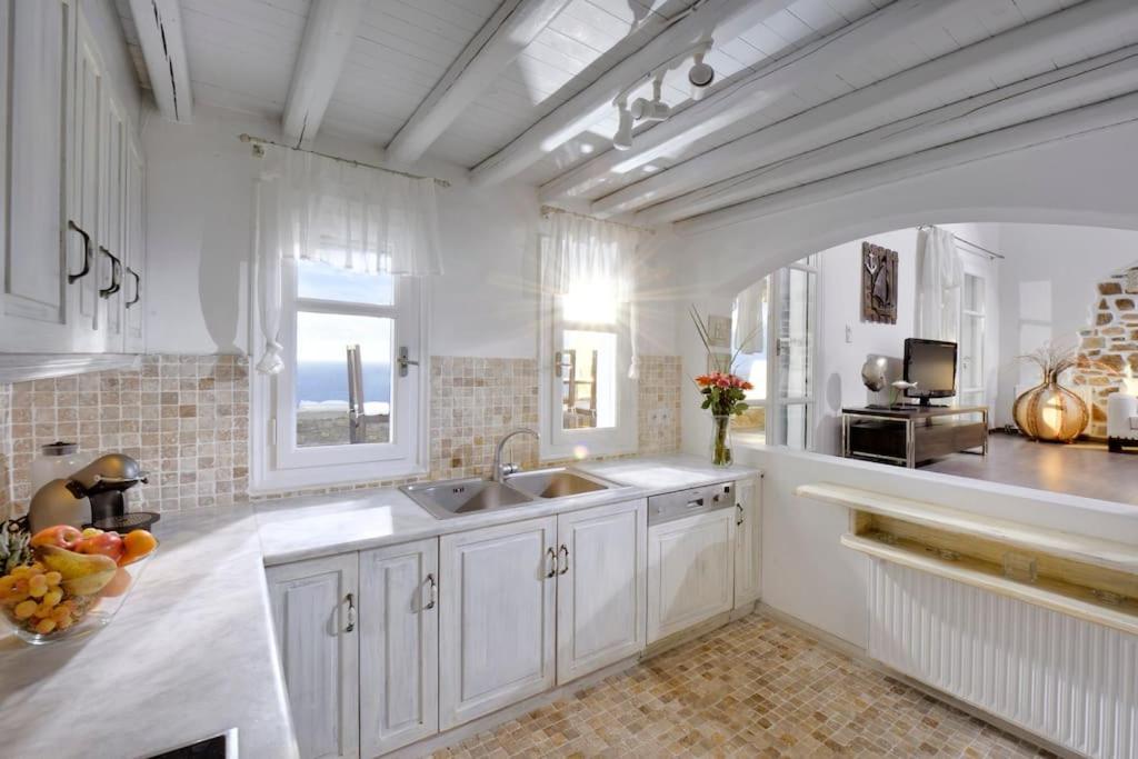 Mykonos Town Mykonos Sea View Luxury Villa By Calypso Sunset Villas מראה חיצוני תמונה