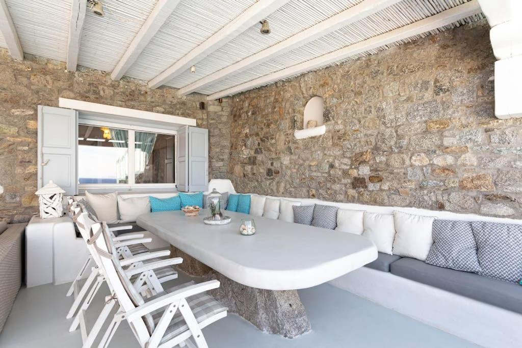 Mykonos Town Mykonos Sea View Luxury Villa By Calypso Sunset Villas מראה חיצוני תמונה