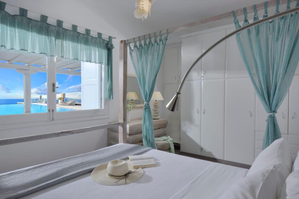 Mykonos Town Mykonos Sea View Luxury Villa By Calypso Sunset Villas מראה חיצוני תמונה