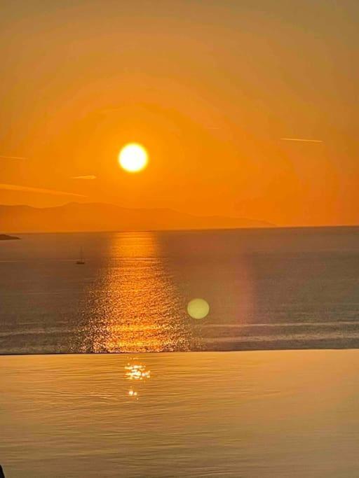 Mykonos Town Mykonos Sea View Luxury Villa By Calypso Sunset Villas מראה חיצוני תמונה